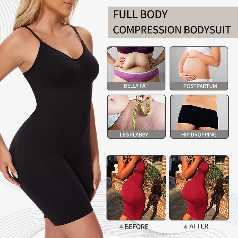 Shapewear Bodysuit Shorts | Tummy Control & Butt Lift
